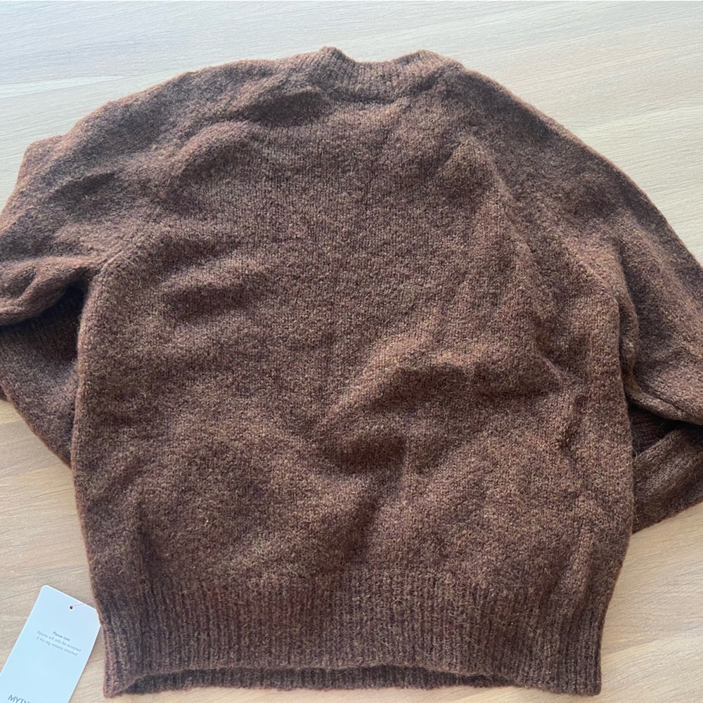 Dries van Noten Dallas sweater brown L top NWT - Picture 2 of 7